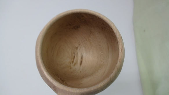 えまぱぱ様専用作品：古木の桜で作った一木彫りコーヒーカップ。 3枚目の画像