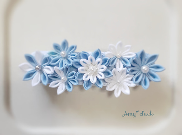 つまみ細工のバレッタ～オーダーメイド～ バレッタ Amy*chick 通販 
