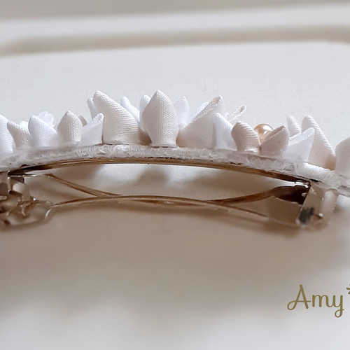 つまみ細工のバレッタ～オーダーメイド～ バレッタ Amy*chick 通販  