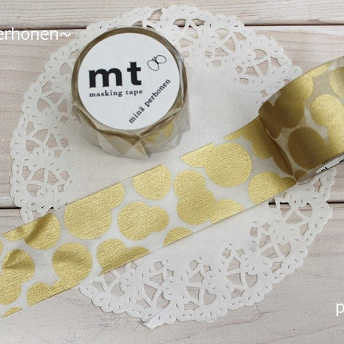minä perhonen mt masking tape 3個セット　ゴールド minä perhonen mt masking tape 3個セットゴールド