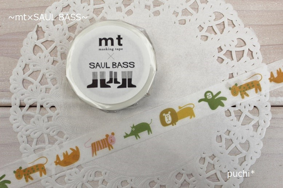 廃盤・mt×SAUL BASS 4本セット マスキングテープ 2枚目の画像