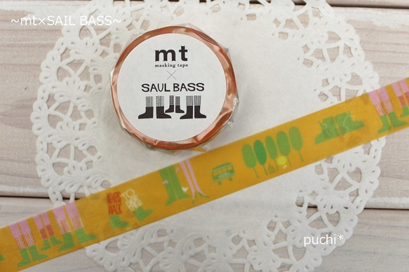 廃盤・mt×SAUL BASS 4本セット マスキングテープ 3枚目の画像