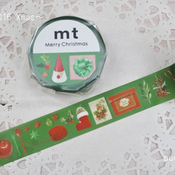 mt 2016 クリスマス クリスマスクッキー＆赤と緑 マスキングテープ 2枚目の画像