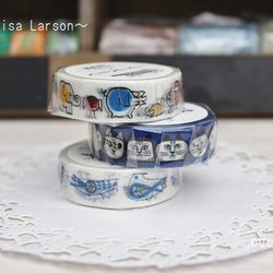 廃盤・mt×Lisa Larson 3本セット マスキングテープ マスキングテープ