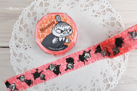 Moomin リトルミイ in ショッキングレッド ムーミンマスキングテープ