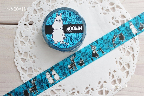 Moomin ぶどう畑のムーミンたち・スカイブルー ムーミン