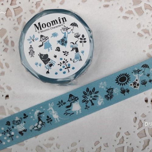 Moomin ムーミン谷の仲間たち・フィンランドブルー ムーミンマスキング