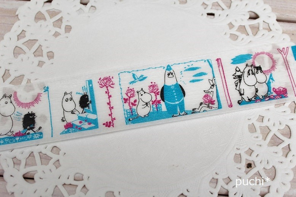 Moomin美紋紙膠帶8件套B（附贈品） 第5張的照片