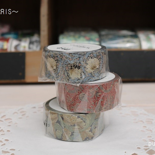 mt×W.MORRIS 3本セット マスキングテープリバティ マスキングテープ 
