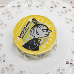 廃盤・Moomin  リトルミイ in  YELLOW  ムーミンマスキングテープ 1枚目の画像