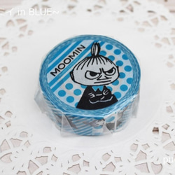 廃盤・Moomin  リトルミイ in  BLUE  ムーミンマスキングテープ 1枚目の画像