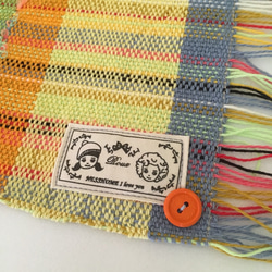 手織りの大盤コースターD 2枚目の画像