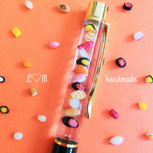 新ネタ増》1/2サイズ♪おまかせ お寿司のボールペン ペン・筆記用具 E