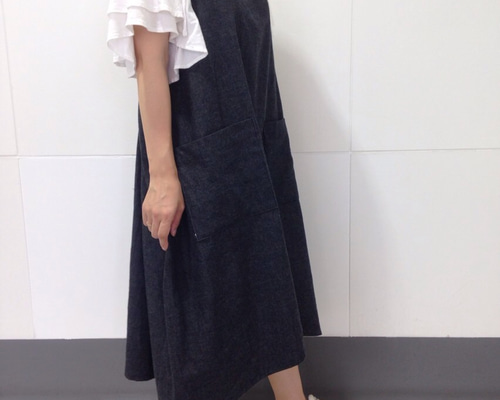 作家様お洋服 ほぼ未使用 キャミワンピース エプロンワンピース mifumiさん ポコポコロンTセットキャミワンピ,LBC| TOKYO DESIGN CHANNEL
