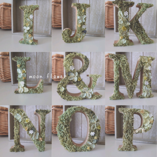 mama様確認用♡イニシャルオブジェ イニシャルオブジェの通販 by