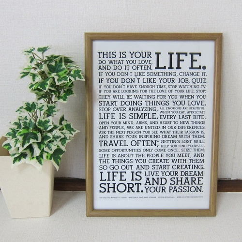 7d4□A4サイズ おしゃれポスター2枚□タイポグラフィ その他インテリア