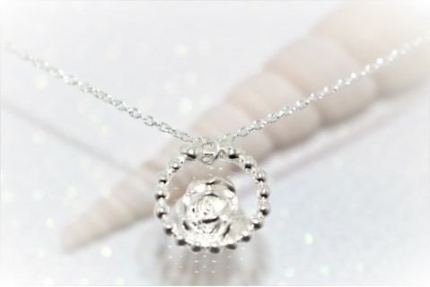 ｛送料無料｝リングとローズペンダント 6,390円