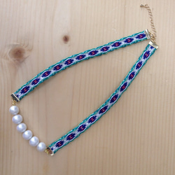 weaving necklace 1枚目の画像