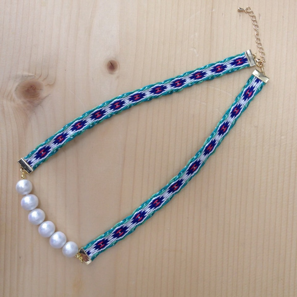 weaving necklace 1枚目の画像
