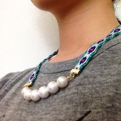 weaving necklace 3枚目の画像