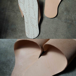 room shoes 姫路タンニンレザー使用《Mサイズ》 3枚目の画像
