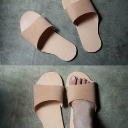 room shoes 姫路タンニンレザー使用《Mサイズ》 4枚目の画像
