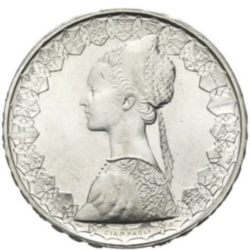 イタリアコインリング 銀貨 指輪 イタリア 500リラ