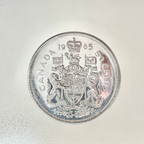カナダコイン　50周年記念硬貨　美品　2002p 希少な 1952-2002 P カナダ 5 セント - エリザベス 2 世女王記念