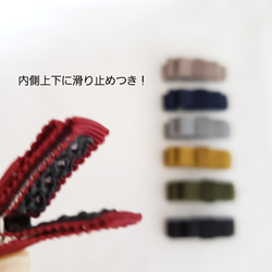 シンプルリボンのベビーヘアクリップ 4枚目の画像