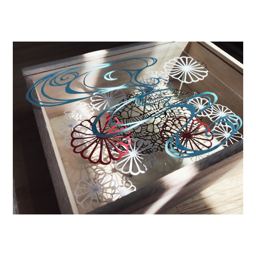 切り絵-水面- 切り絵 kinako 通販 6082211｜Creema(クリーマ
