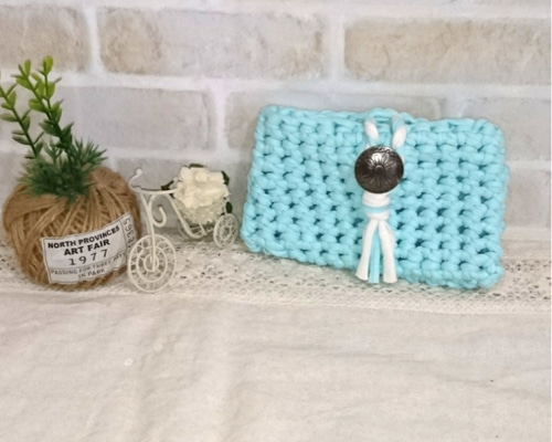 ティーシャツヤーン☆ポーチ ポーチ chairmama 通販 5108801｜Creema  