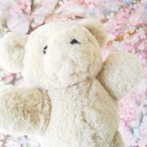 受注制作]手作りふわふわクマさんのぬいぐるみ ぬいぐるみ fuwamofu