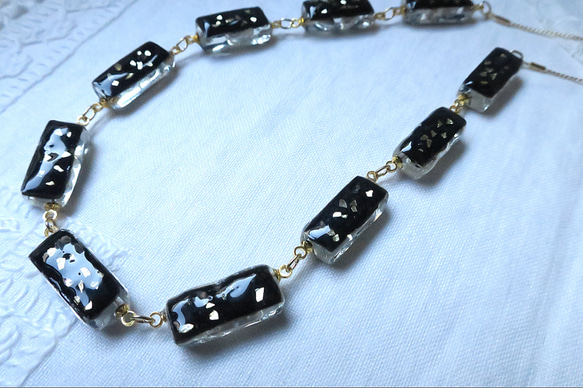 -  pearl specimen  -     3wayロングネックレス（black） 5枚目の画像