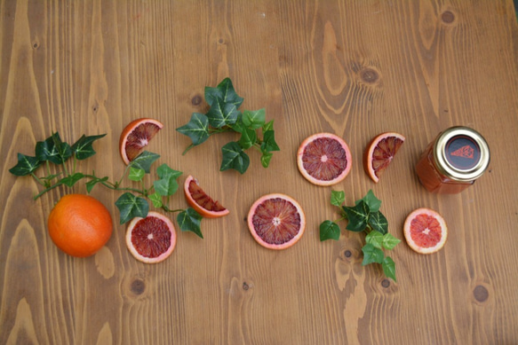 国産ブラッドオレンジジャム♪広島県生口島産、無農薬栽培 5枚目の画像