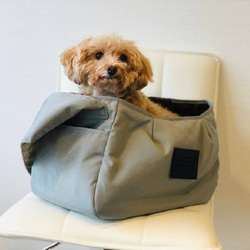 戶外狗狗背袋（灰色/紫色/棕色/淺藍色）S碼 第8張的照片