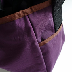 戶外狗狗背袋（灰色/紫色/棕色/淺藍色）S碼 第9張的照片