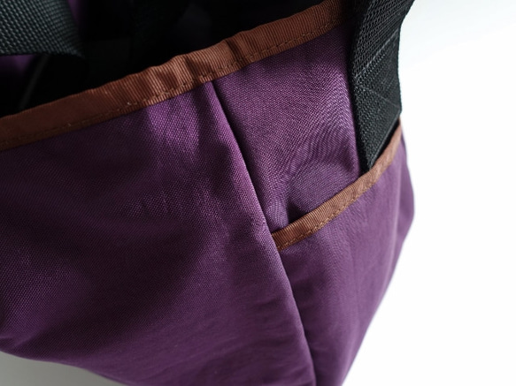 戶外狗狗背袋（灰色/紫色/棕色/淺藍色）S碼 第9張的照片