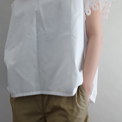 ケミカルレース袖cottonプルオーバー 7枚目の画像