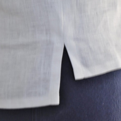 亞麻V領套衫2016 &lt;白色&gt; 第5張的照片