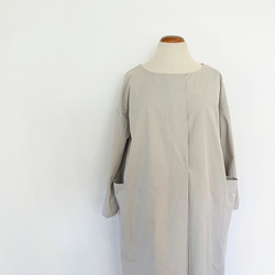 [免運費] Big Silhouette Thick Dress &lt;米色&gt; 第1張的照片
