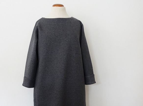 Cardboard Air Knit Dress &lt;灰色&gt; 第3張的照片