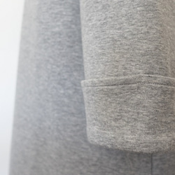 紙板空氣針織連衣裙&lt;淺灰色&gt; 第4張的照片