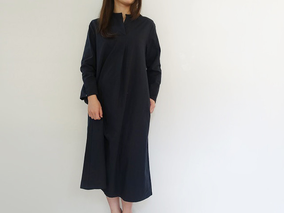羊毛混紡 / CW 長裙 &lt;黑色&gt; 第1張的照片