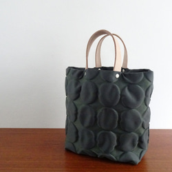 皮革手柄小圓點托特包 <DG/S> 第2張的照片