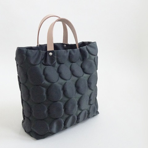 レザーハンドルプチプチドットトートバッグ＜DG/M＞ トート