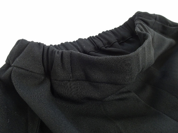 蓄熱式GABA醒目的9分鐘長錐形褲&lt;黑色&gt; 第2張的照片