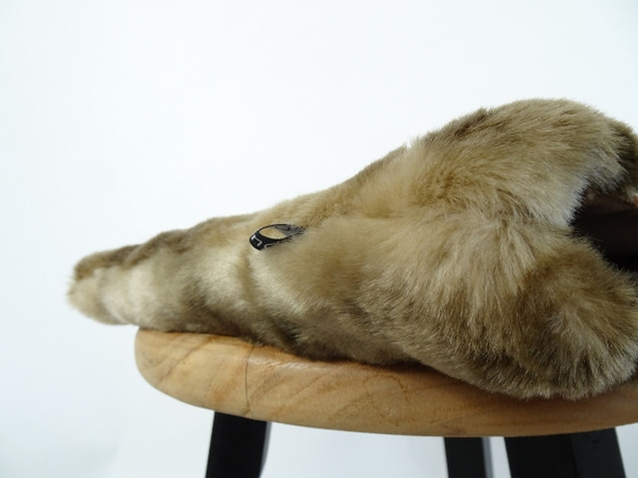 生態毛皮梯形提手皮革迷你包&lt;Shiny Animal&gt; 第3張的照片