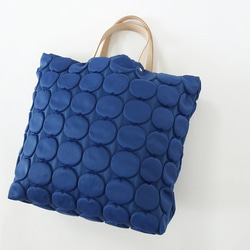 皮革手把小圓點手提包<B/L> 第3張的照片