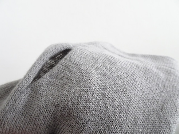 14號棉麻長臂套，附天然纖維指孔&lt;中灰色&gt; 第4張的照片