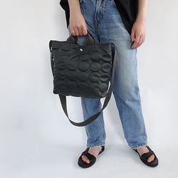 兩用 Petit Petit Dot 肩托特包 <DG> 第2張的照片